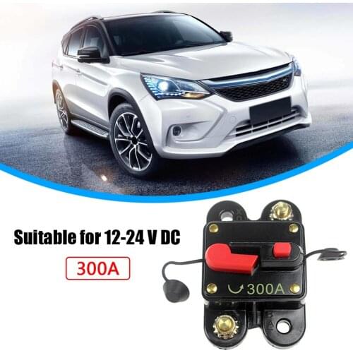 Car Resettable Circuit Breaker with Manual Reset Flush Mount for Car Audio Amplifier Trolling Motor Automobiles Parts