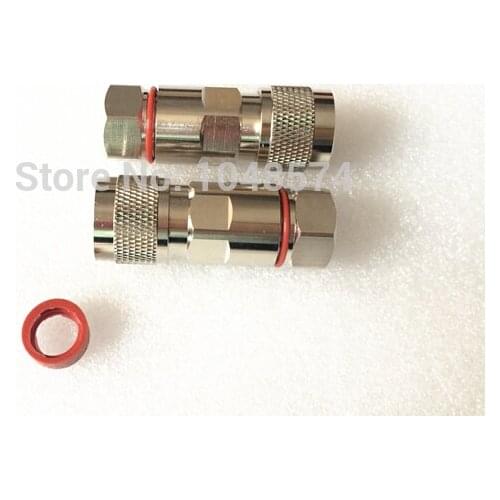 Free shipping 10Pcs Connector N male plug clamp screw for 1/2 superflexible RF coaxial feeder cable