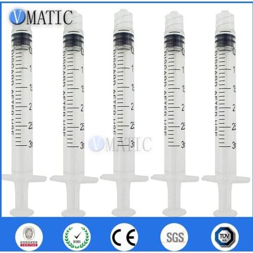 Free Shipping Non Sterilized China Factory 20Pcs 3Ml/Cc Dispensing Plastic Liquid Dispenser Manual Luer Lock Syringe