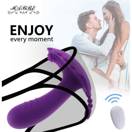 Dildo Wireless Vibrator Wearable G Spot Clitoral Stimulator Massager Rechargable Sex Toy For Women Masturbator Vibrador Feminino