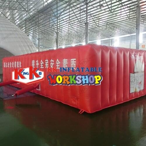 Large simulated drill fire escape inflatable tunnel tent