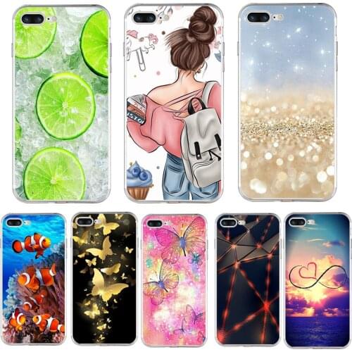 Case For iphone 7 8 plus Case Soft Silicon TPU Back cover For iphone 7 8 plus Coque Capa Funda Skin shockproof