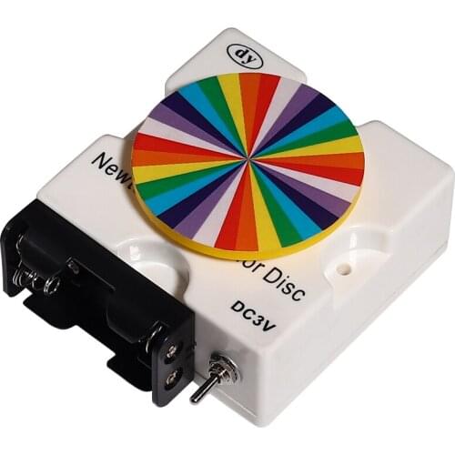 Newton seven color disk Newton chromatography Color synthesis 7-color turntable physical optics Teaching demonstration