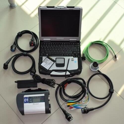 Top-Quality mb star c4 with cf-30 laptop SD connect c4 with newest software V2021.06 include vediam+DTS diagnostic scanner