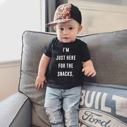 Letter Pattern T-Shirt for Kids Size 3-8 Years Summer Short Sleeves Tees Girl Clothes Fashion Cotton boys fall clothes