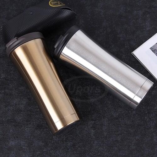 UPORS Outdoor Travel Mug Coffee Mug Stainless Steel Thermos Cup Double Wall Coffee Tea Beer Mug Water Bottle Thermocup