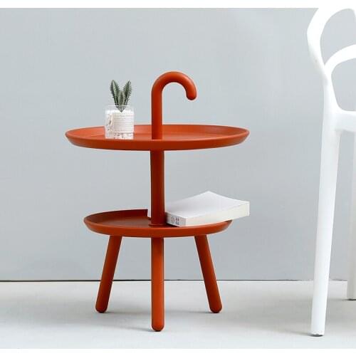Nordic Coffee Table Modern Minimalist Bedroom Bedside Bay Window Movable Small Table Luxury Small Round Table Coffee Table