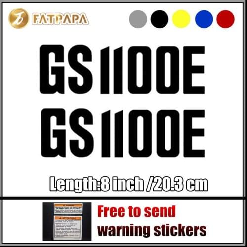 Motorcycle bike Fuel tank Wheels Fairing notebook Luggage helmet MOTO Sticker decals For Suzuki GS 1100E GS1100E