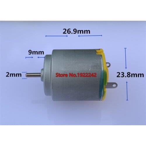 Brand new 3V ~7.4V 260 DC motor RN260-2295 carbon brush for toy model 24*27mm high speed motor