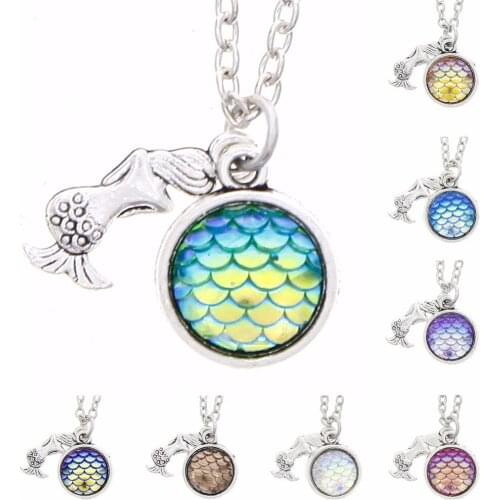 New Arrival Vintage Color Fish Scales Pendant For Making Necklace Bracelet Jewelry Suspension For Women Wholesale #243211