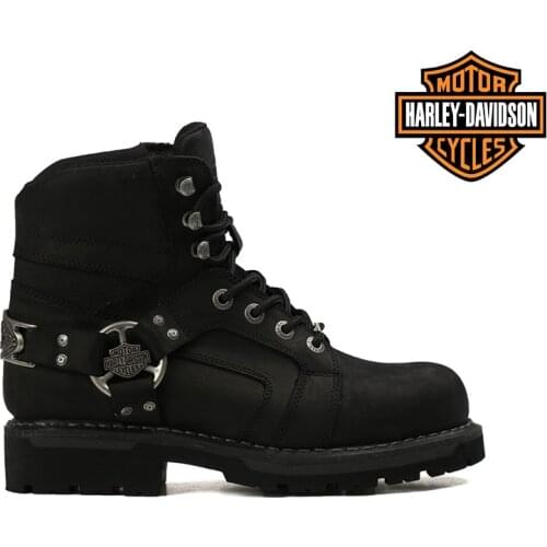 Original Harley Davidson Boots For Men EDGEMOR Nubuck winter thick bottom waterproof comfortable casual motorcycle Boots