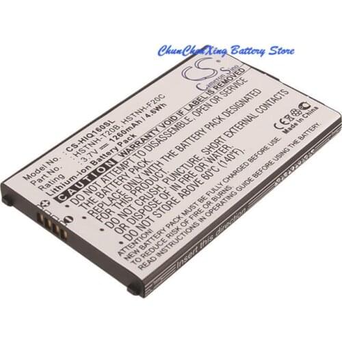 Cameron Sino 1260mAh Battery HSTNH-F20C, HSTNH-T20B, HSTNH-T20B-S for HP iPAQ 530, iPAQ Voice Messenger, Silver