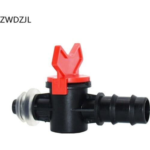 Garden water tap connector 20mm hose 1/2 irrigation water valve Drip 1/2 waterstop connectors O-ring 1pcs
