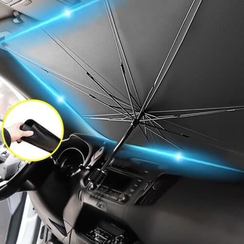Car Sun Shade Protector Parasol Auto Front Window Sunshade Covers Interior Windshield Protection Car Sun Protector Umbrella