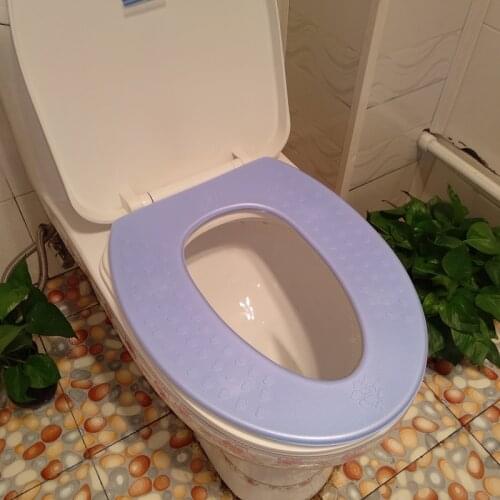 Decoration Mat Toilet Cushion Art Luxury Washable Warm Toilet Seat Bathroom Cover Sanitaizer Accesoire Toilette Wc Home Eg50mt