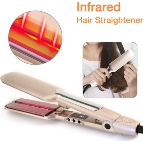 Infrared Hair Straightener Professional Straightening Irons Electric Flat Iron Infrared Ironing Hair Styling Tools