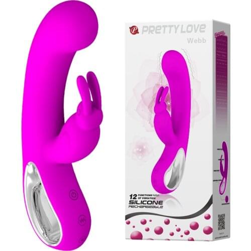 Sex Products 12 Speed G-spot Body Massage Rabbit Vibrator USB Rechargeable Female Masturbation Dildo Vibrator Sex Toy for Woman