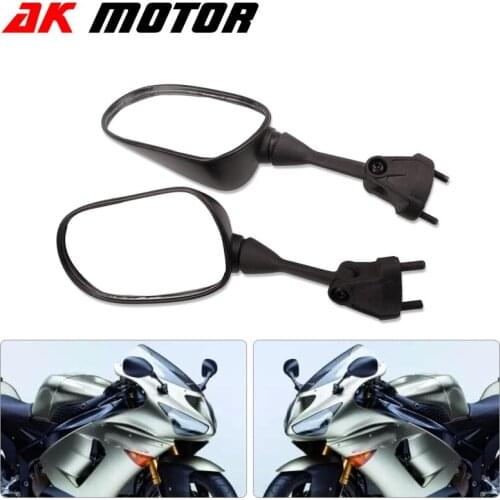 Rear Wing View Side Glass MIRROR Black Rearview Mirrors for Kawasaki Ninja ZX-6R ZX6R 2005-2008 ZX-10R ZX10R 2004 2007 2006 2005