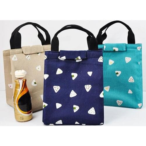 Women Kids Portable Fashion Cartoon Lunch Bag Insulated Cooler Bag Picnic Food Thermal Lunch Carry Tote Box Container Handbags
