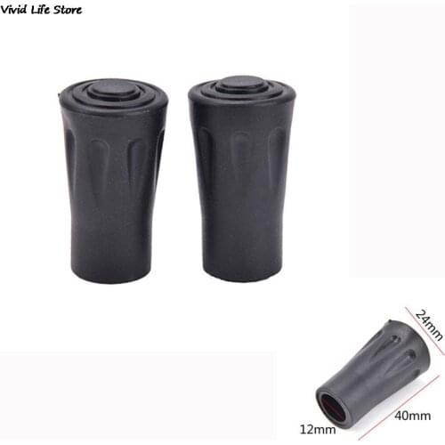 2 Pcs Tip Protectors Walking Stick Bastones Trekking Poles Rubber Tips For Walking Canes Hiking Poles Accesories Anti-Slipping