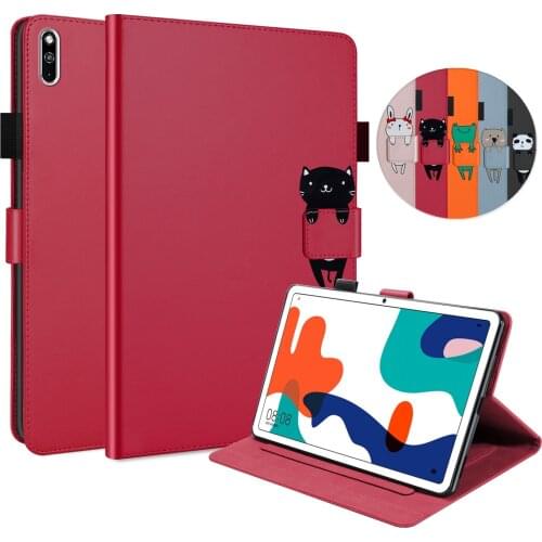 Case for Tablet Huawei Mate Pad T8 T 8 Cute Cat Panda Painted Soft Silicone Back Cover for Huawei MatePad T8 10 4 inch Case +Pen