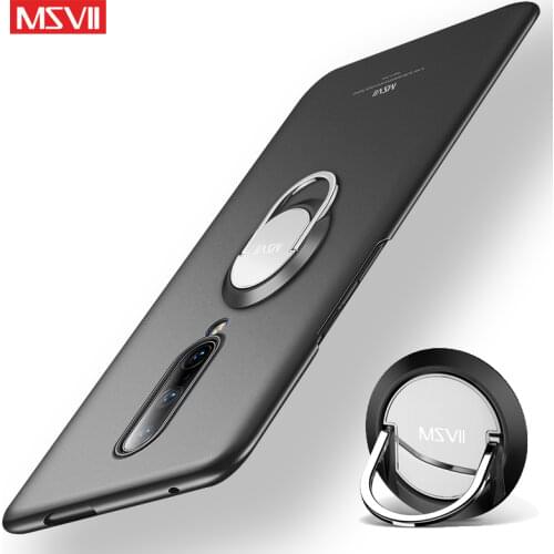 Oneplus Nord Case Msvii Matte Coque For One Plus 8 Pro 7 T 7T 8 T Case Oneplus7 Ring Holder Cover For OnePlus 8 7 Pro 8T 6T Case