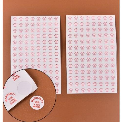 Warranty Void If Damaged Protection Security Label Sticker Seal 2pcs/set