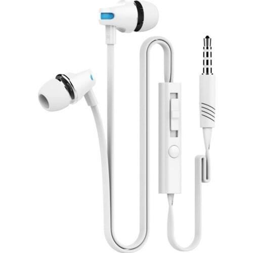 JV23 In-Ear Wire Tuning Heavy Bass Noodle Apple Mobile Phone Headphone Fashion Generous Sports Headphone