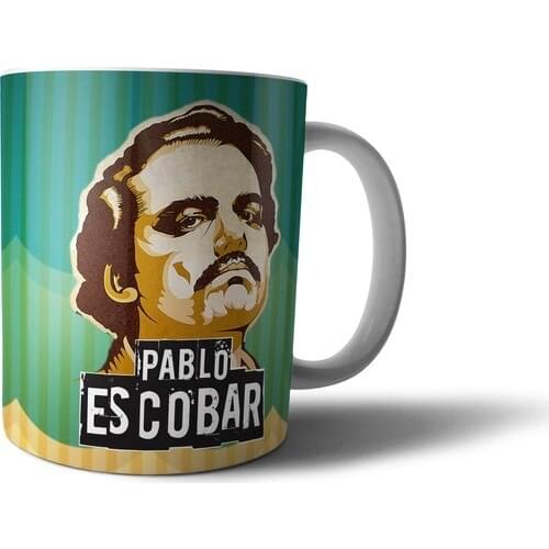 Pablo Escobar Cup Cute Mugs Animated Cool Mugs Regular Size Beautiful Gift Tea Milk Coffee Cups Christmas Gifts Ceramic Creative Latte Quality Kitchen Lovers Original Licensed Personalized