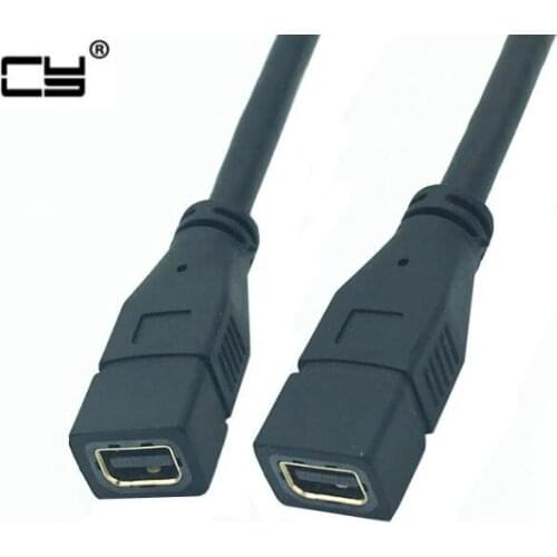 Mini dp displayport Female to Mini dp displayport Female extend connector cable 25cm