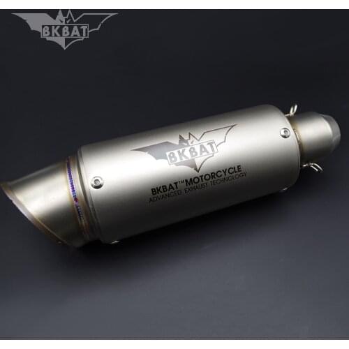 Motorcycle 51mm 61mm Carbon Fiber with DB killer Exhaust Pipe For CS project cb400sf virago 250 600 bandit benelli trk502