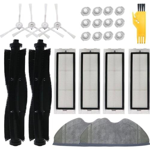 Washable Main Brush Side Brushes Hepa Filter Mop Cloth for 360 S5 / S7 Robot Robotic Vacuum Cleaner Sweeper Replacements Parts