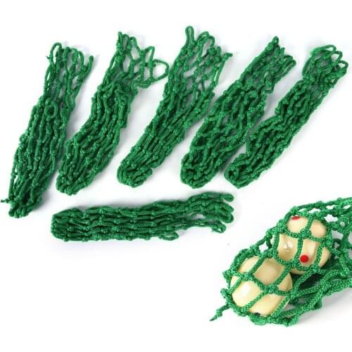 NEW 6 Pieces/Lot Green Billiard Pool Snooker Table Nylon Mesh Net Bags Pockets Club Kit Snooker Accessories Green Color Hot Sale