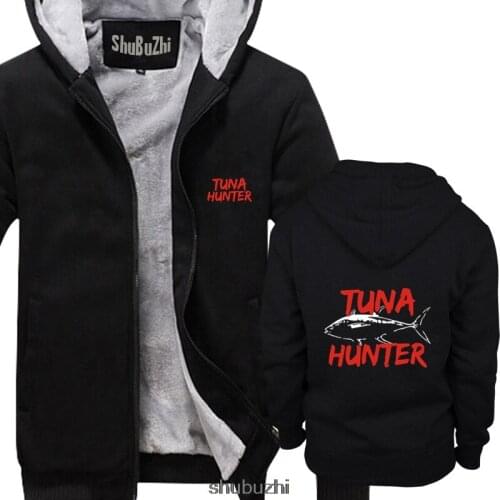 Awesome hoodie Designs pullover Tuna Hunter Sporter Fisher thick hoody Broadcloth Crew Neck hoodie For Men sbz3511