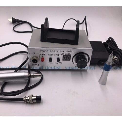 Deasin 50,000 RPM E type handpiece Non-Carbon Brushless Aluminium Shell Dental Micromotor with straight