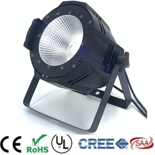 LED par 200W COB RGBWA UV 5in1/RGBW 4in1/RGB 3in1/ Warm White Cold white UV LED Par Par64 led spotlight dj light