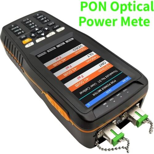 TM70B / TM70B-OV1 Free Shipping PON Optical Power Meter 1310/1490/1550nm with 3.7V6600mAh rechargeable battery
