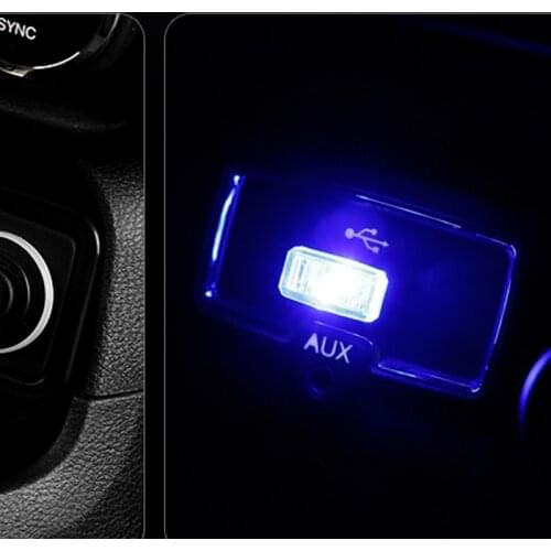 USB LED Night Light for Car Interior Lighting Lower Lamp for Cadillac XTS SRX ATS CTS/Renault Koleos Fluenec Latitude