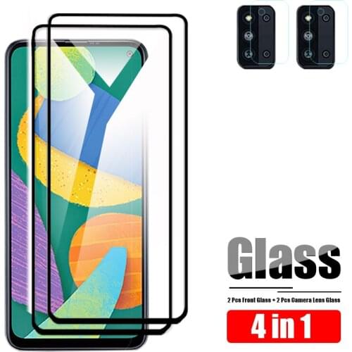 Protective Glass For Samsung Galaxy F52 5G Camera Lens Screen Protector On For Samsung F52 Tempered Glass F 52 52F Front Film