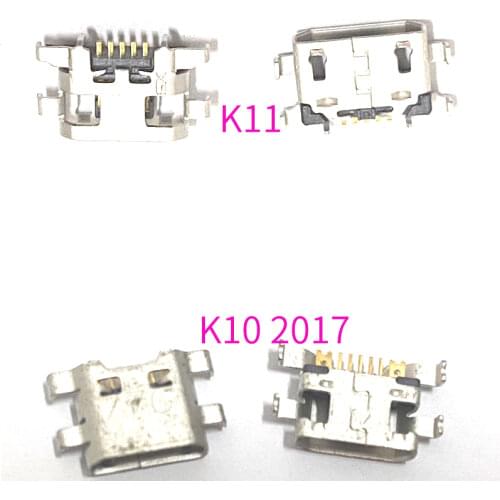 100pcs For LG K9 K10 K11 K12 Plus 2017 Q60 V30 V40 K50 K50S K51S K61 K51 USB Charging Port Dock Socket Plug Charger Connector