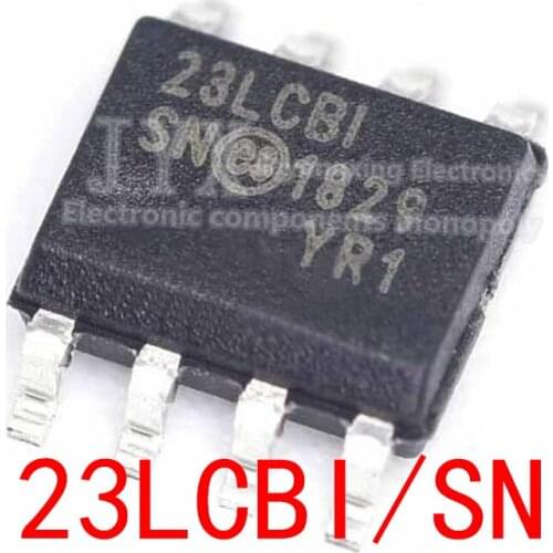 2PCS 23LC1024-I/SN SOP-8 23LC1024 SOP8 23LCBI SOP 23LCBI/SN 23LCB1
