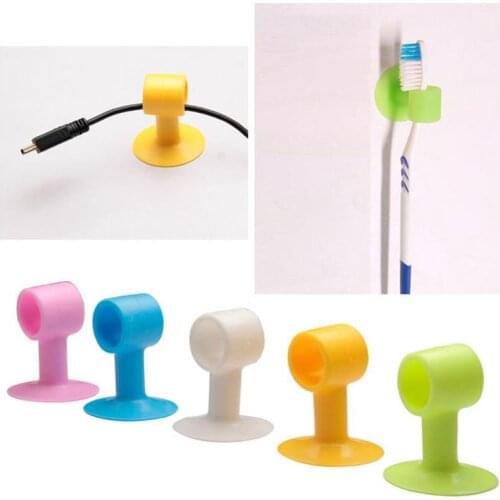 5 Colors Multifunction Silicone Door Stop Handle Punch Free Bumper Guard For Door Handle Bar #CO