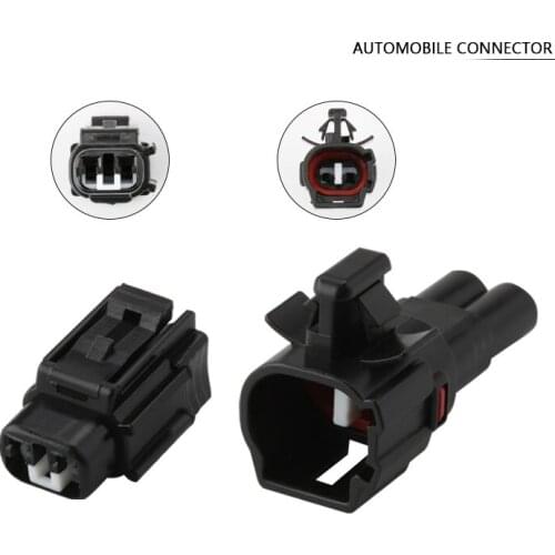 50-200Kits 2Pin Way Electronic Socket Fog Taillight Plug Automobile Waterproof Female Male Connector For Toyota Reiz BYD F3