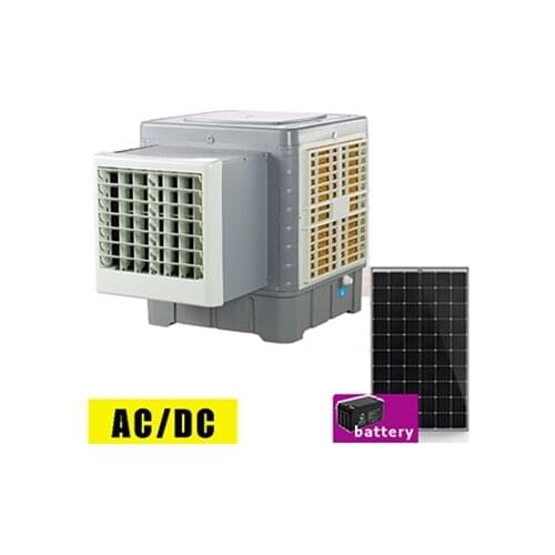 6000CMH airflow window solar ac dc fan with 220v 12v