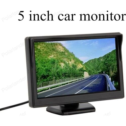 5 inch TFT color digital lcd car monitor small display for vehicle assistance reversing parking backup rear view camera sale