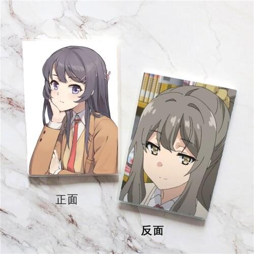 Rascal Does Not Dream of Bunny Girl Senpai Cosplay Notebook Bunny Cartoon Note Book Japanese Anime School Student Diary Book