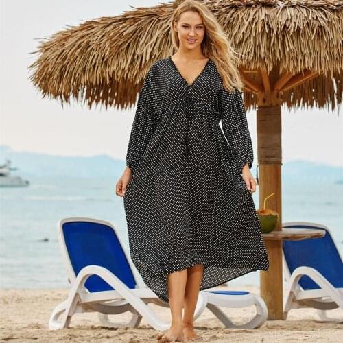 Chiffon Long Beach Dress Sexy Beach Cover up Bathing Suit Cover ups Summer Beach Dress Swimsuit Cover up Beachwear Pareo Sarong