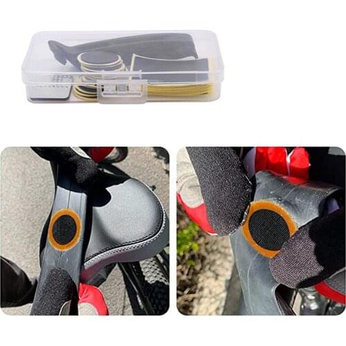 Outdoor Bike Bicycle Flat Tire Kit Tool Set Repair Patch Glue Lever Tool Rubber Fix Kit Portable Fetal Best Quality 2021 HOT