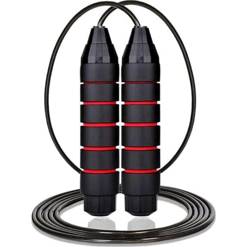 Tangle-Free with Ball Bearings Rapid Speed Jump Rope Crossfit Excercise 2set Fitness Workout Equipment Skipping Foot Unisex Kids