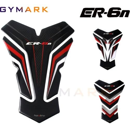 Suitable for Kawasaki ER6N ER-6N Motorcycle 3D Fuel Tank Pad Fuel Tank Protection Sticker Deca